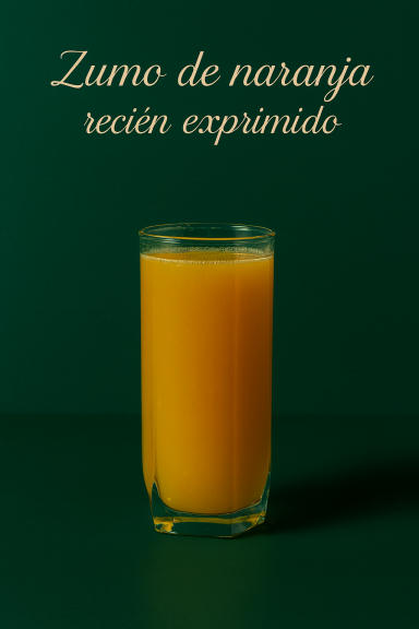 Zumo de Naranja recien exprimido